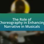 The Role of Choreography in Enhancing Narrative in Musicals